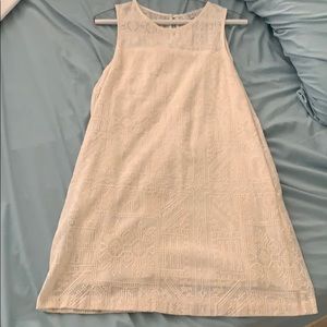 Wayf ivory mini lace dress size M